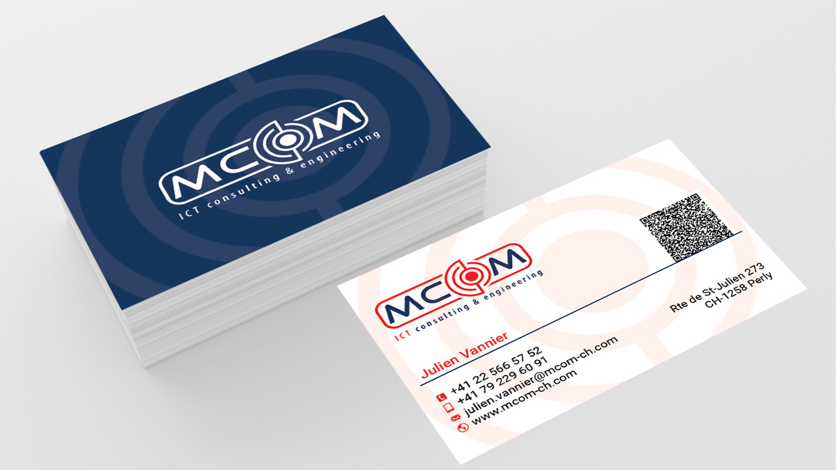 Business Card Design by Designs 2019 for MCom | Design #18321726