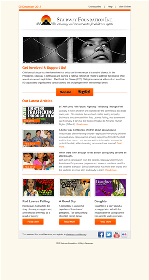 Diseño de Newsletter por Budi Tanrim