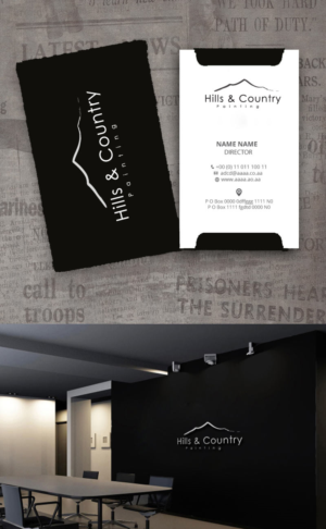 Logo Design by zebronicgraphic for Hills & Country Painting | Design: #18360397