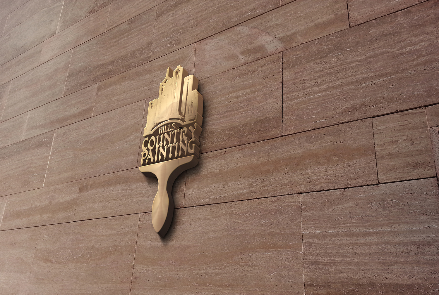 Logo Design by rafay bakhtiar for Hills & Country Painting | Design #18363984