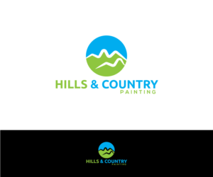Logo Design by designmind78 for Hills & Country Painting | Design: #18390232