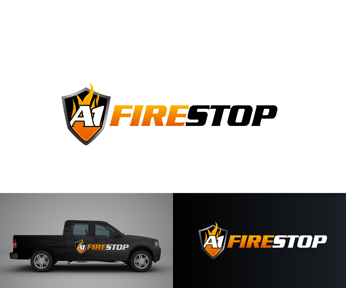 Logo Design by Sergio Coelho for A1 FIRESTOP | Design #18312635