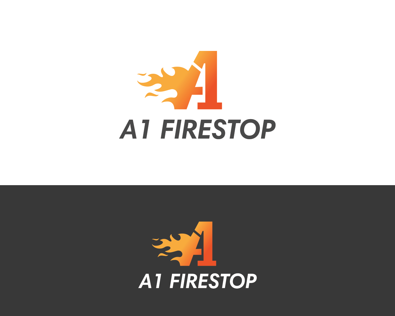 Logo Design by Riz' for A1 FIRESTOP | Design #18262925
