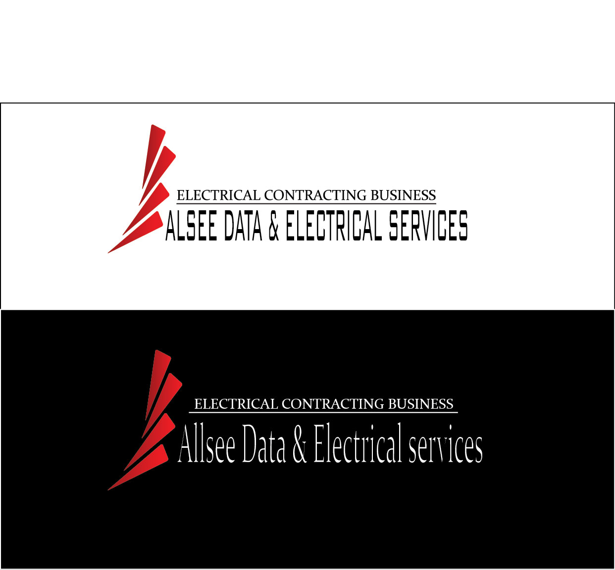 Logo Design by sone4000 for Allsee Data & Electrical Services | Design #2800303