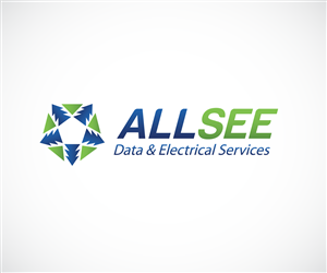 Logo Design by wolf for Allsee Data & Electrical Services | Design: #2832611