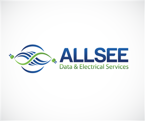 Logo Design by wolf for Allsee Data & Electrical Services | Design: #2832612
