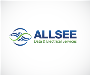 Logo Design by wolf for Allsee Data & Electrical Services | Design: #2832614