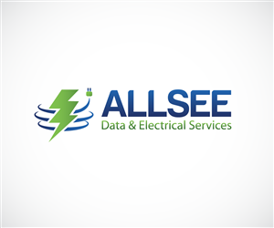 Logo Design by wolf for Allsee Data & Electrical Services | Design: #2832615