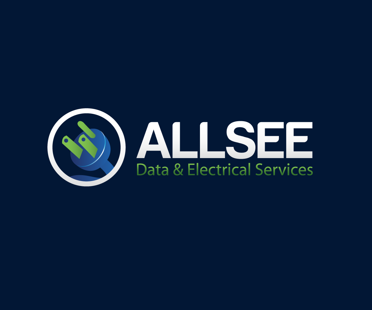 Diseño de Logo por wolf para Allsee Data & Electrical Services | Diseño #2832618