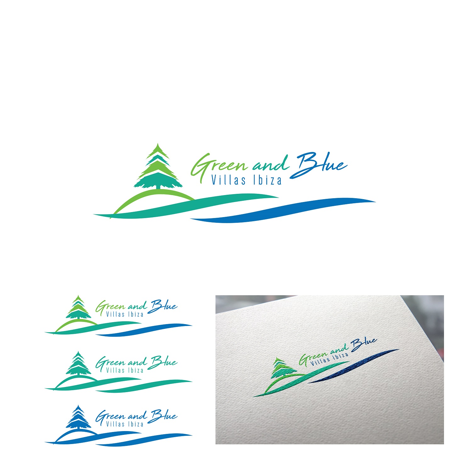 Design de Logo par Apridio pour GREEN AND BLUE VILLAS IBIZA SL | Design #18231552