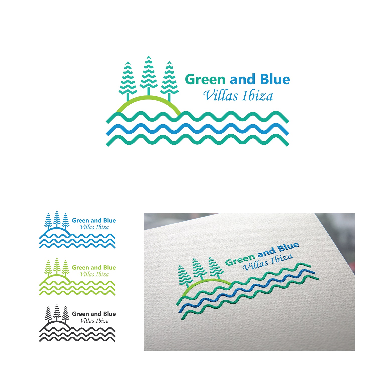 Design de Logo par Apridio pour GREEN AND BLUE VILLAS IBIZA SL | Design #18231553