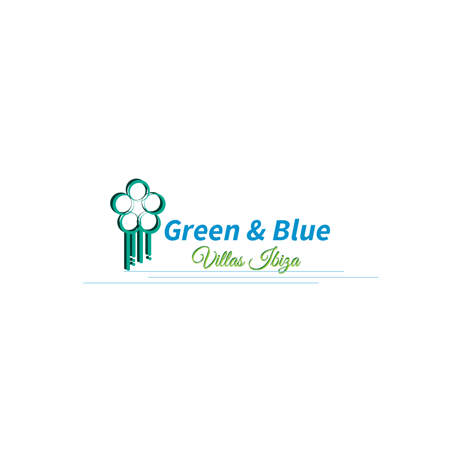 Design de Logo par LimboCreative pour GREEN AND BLUE VILLAS IBIZA SL | Design #18237937