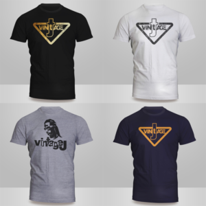 J Vintage Urban & Fitness Wear | T-Shirt-Design von Kero