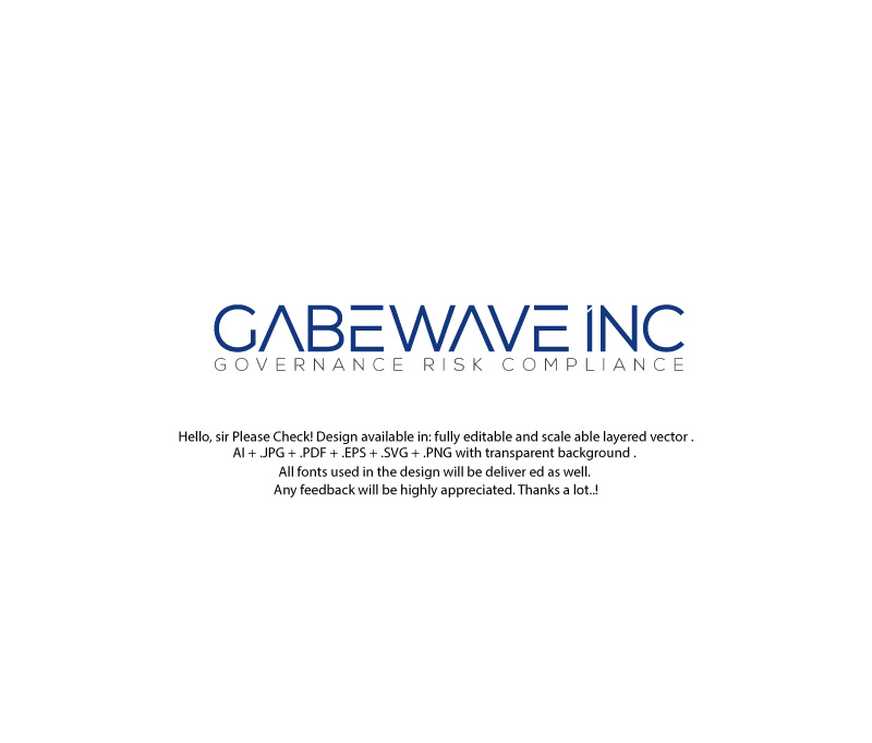 Logo Design by juie design for GabeWave Inc. | Design #18420194