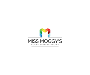 Miss Moggy’s- Rocks with Rainbows | Logo Design by larismanis