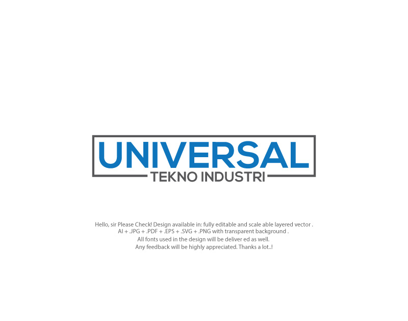Logo Design by juie design for Universal Tekno Reksajaya | Design #18297987