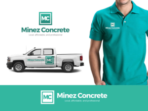 Logo Design by Stobart Creative for Minez Concrete | Design: #18232823