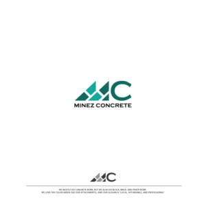 Logo Design by ecorokerz for Minez Concrete | Design: #18233211