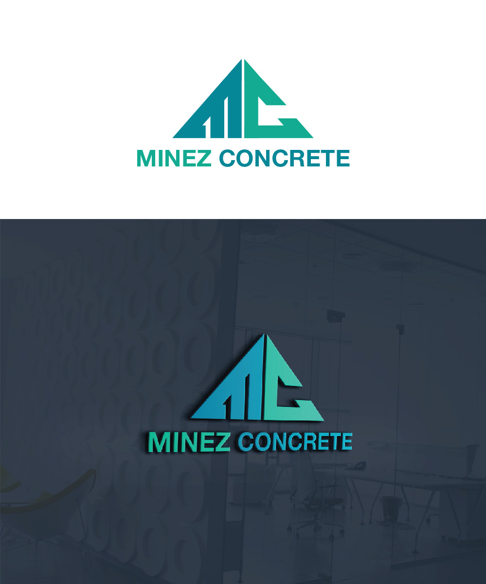 Logo Design by Isnah Logo for Minez Concrete | Design #18232635