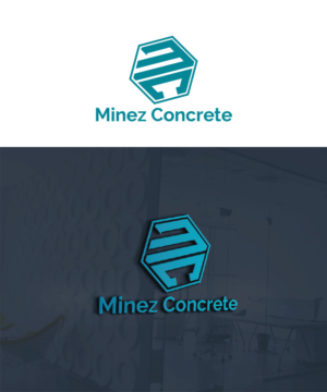 Logo Design by Isnah Logo for Minez Concrete | Design: #18232636