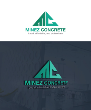 Logo Design by Isnah Logo for Minez Concrete | Design: #18232666