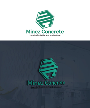 Logo Design by Isnah Logo for Minez Concrete | Design: #18232667