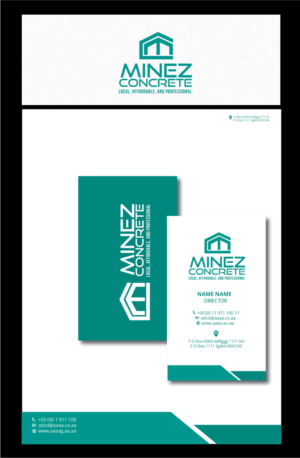 Logo Design by zebronicgraphic for Minez Concrete | Design: #18237260