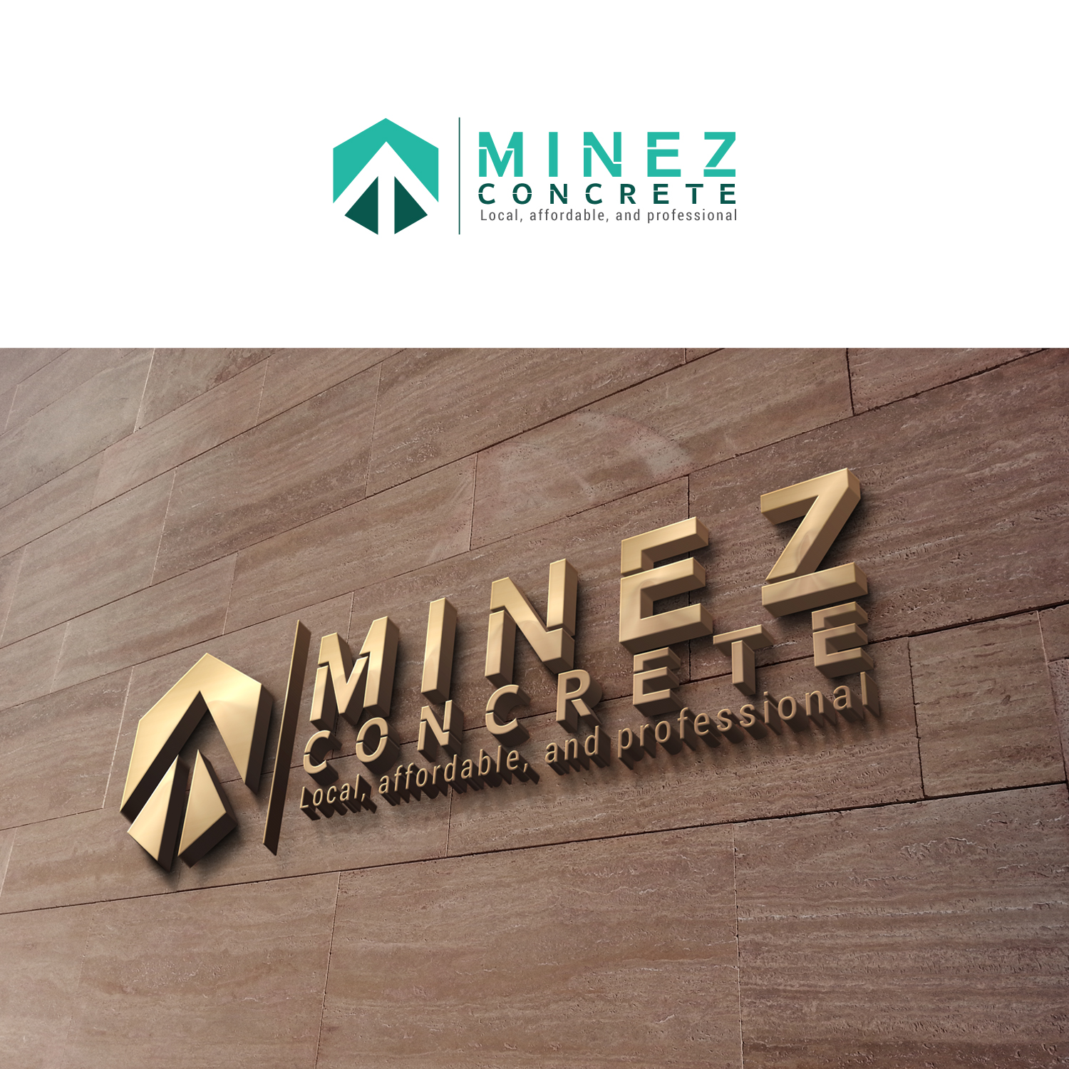 Logo Design by Maxo-Biz for Minez Concrete | Design #18234057