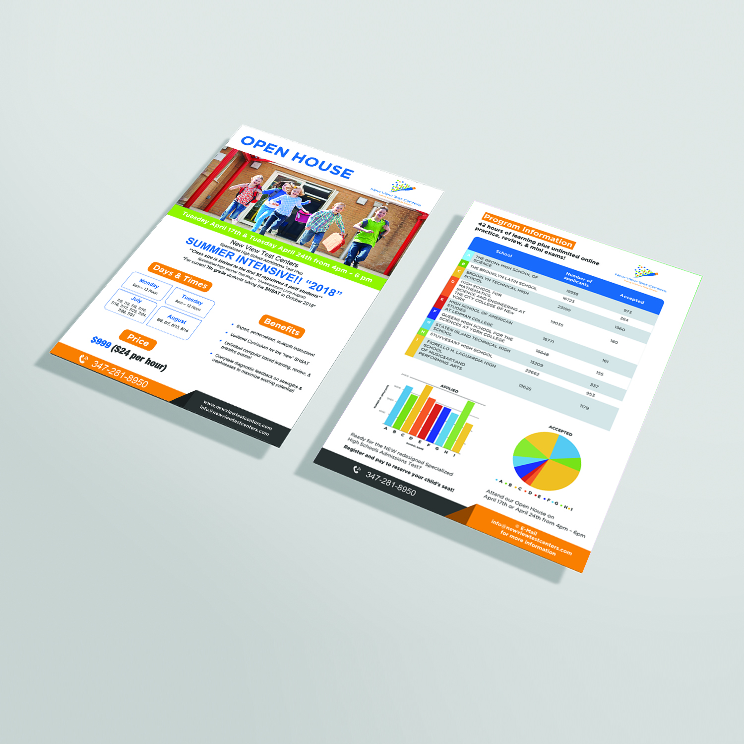 Design de Flyer par creative.bugs pour New View Test Centers, LLC | Design #18244125