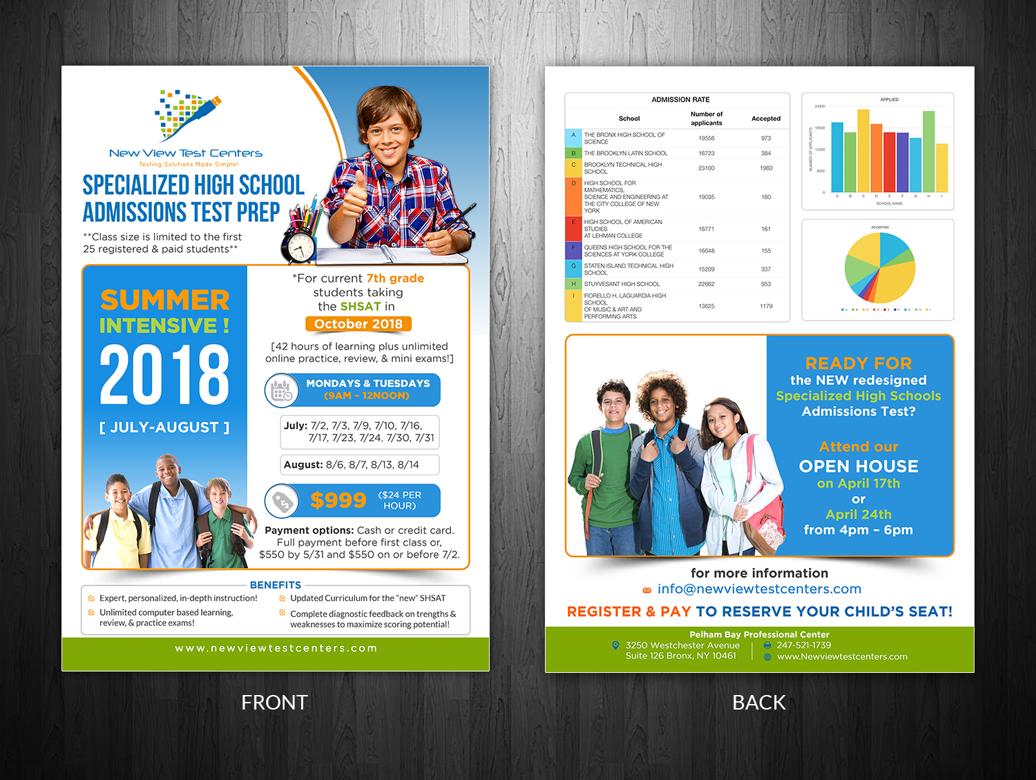 Flyer Design by creative.bugs for New View Test Centers, LLC | Design #18251266
