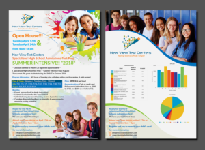 Flyer Design by ecorokerz for New View Test Centers, LLC | Design: #18244288