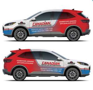 Graphic Design by Deziners Zone for Canadian heating and air conditioning | Design: #25747194