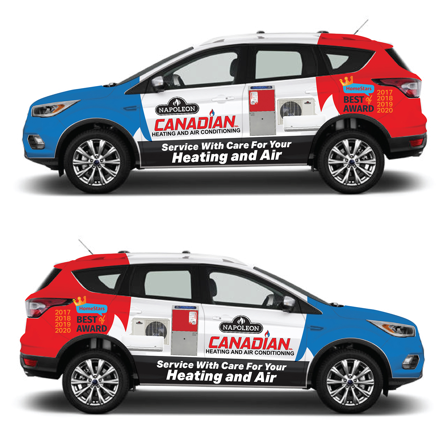 Graphic Design by Deziners Zone for Canadian heating and air conditioning | Design #25748477