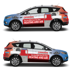 Graphic Design by Deziners Zone for Canadian heating and air conditioning | Design: #25748478