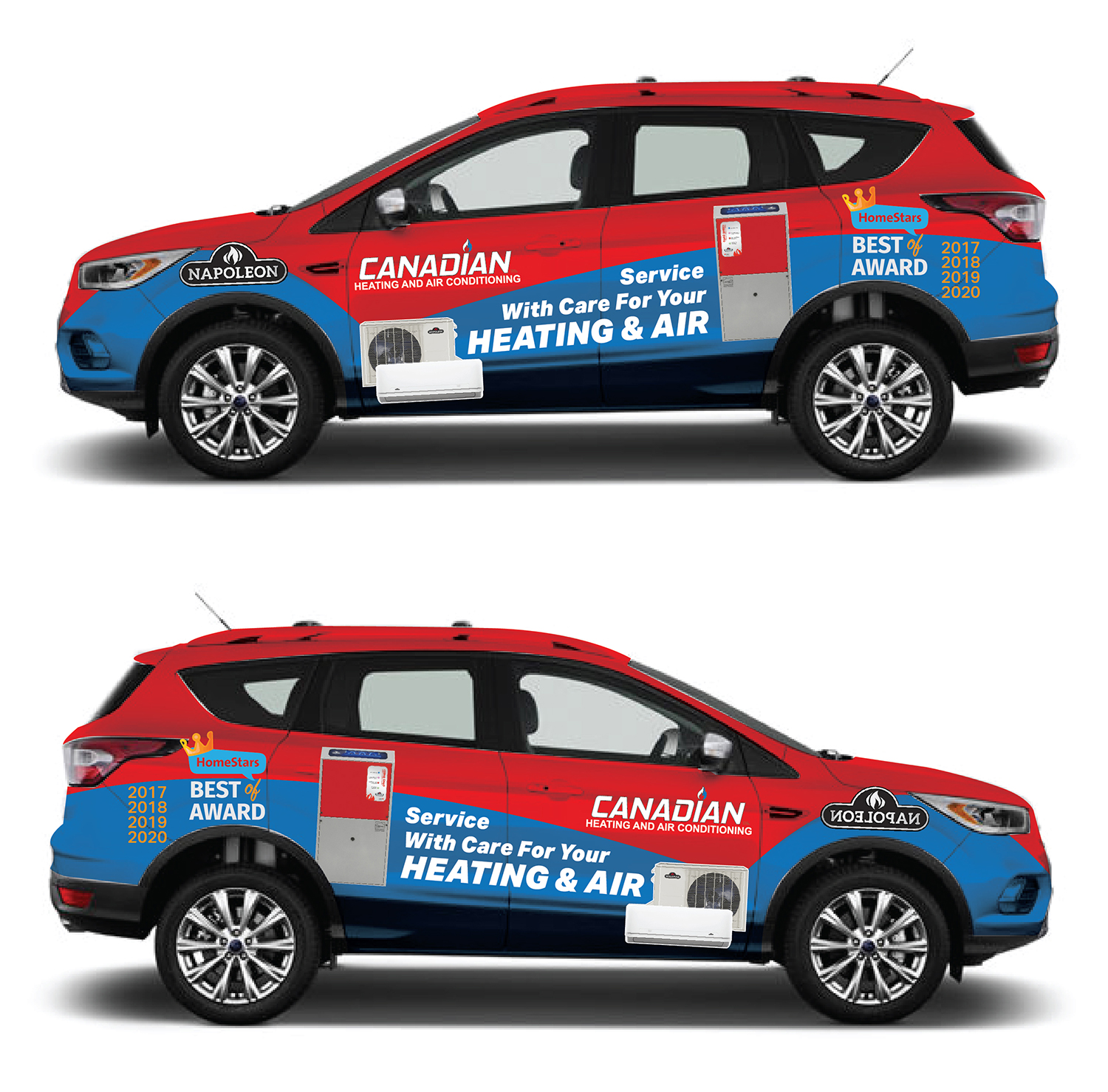 Graphic Design by Deziners Zone for Canadian heating and air conditioning | Design #25748479