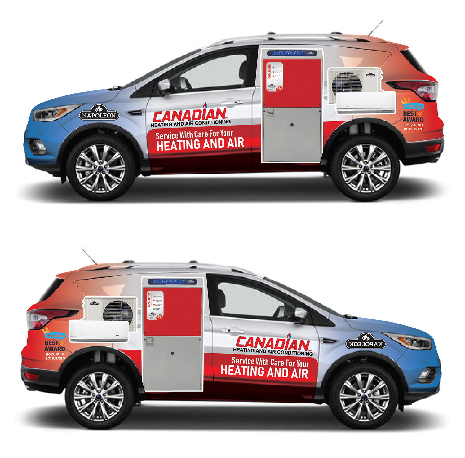 Graphic Design by Deziners Zone for Canadian heating and air conditioning | Design #25753738