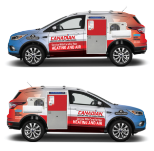 Graphic Design by Deziners Zone for Canadian heating and air conditioning | Design: #25753738
