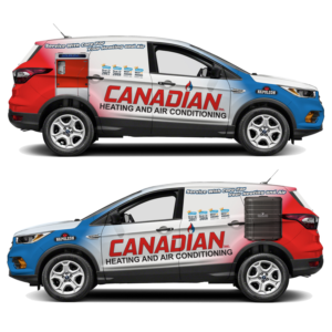 Graphic Design by Zainny Azuar for Canadian heating and air conditioning | Design: #25750854