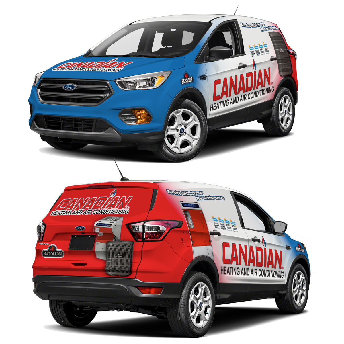 Graphic Design by Zainny Azuar for Canadian heating and air conditioning | Design #25758122
