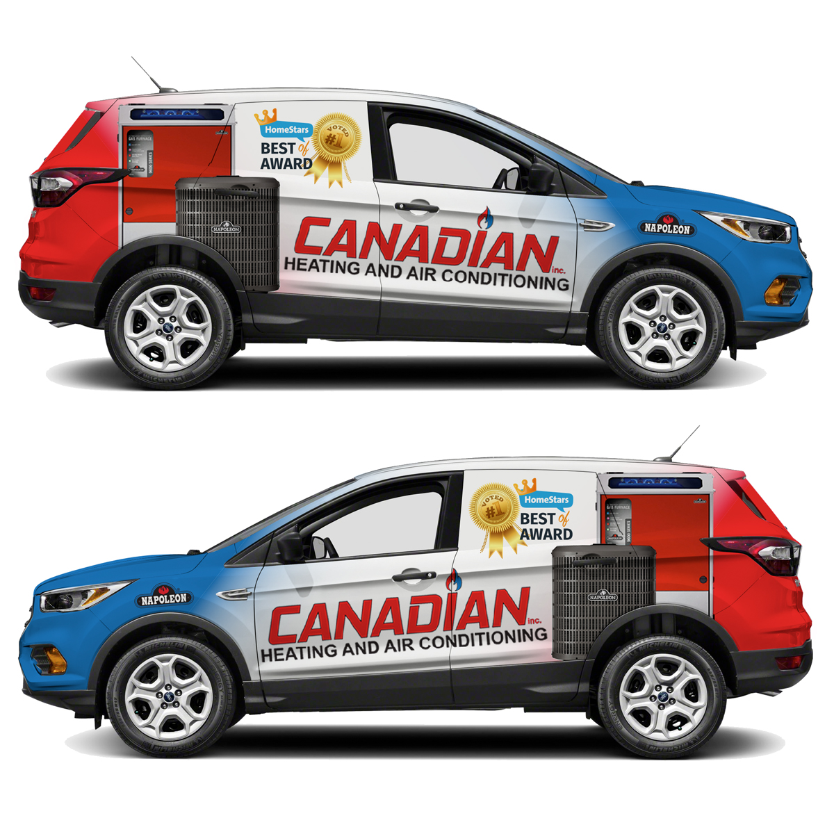 Graphic Design by Zainny Azuar for Canadian heating and air conditioning | Design #25767656