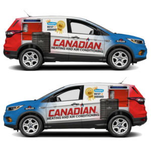 Graphic Design by Zainny Azuar for Canadian heating and air conditioning | Design: #25767656