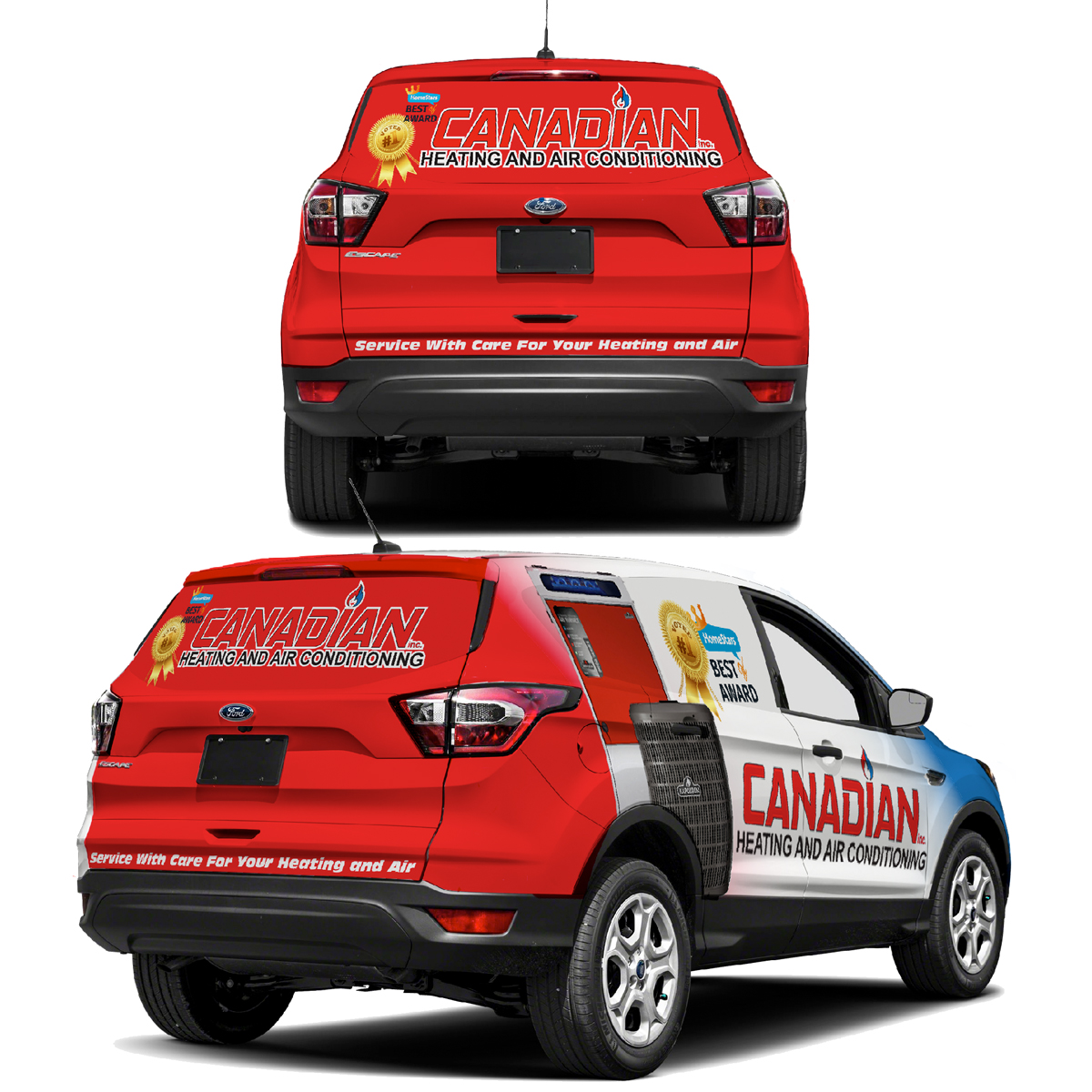 Graphic Design by Zainny Azuar for Canadian heating and air conditioning | Design #25770265