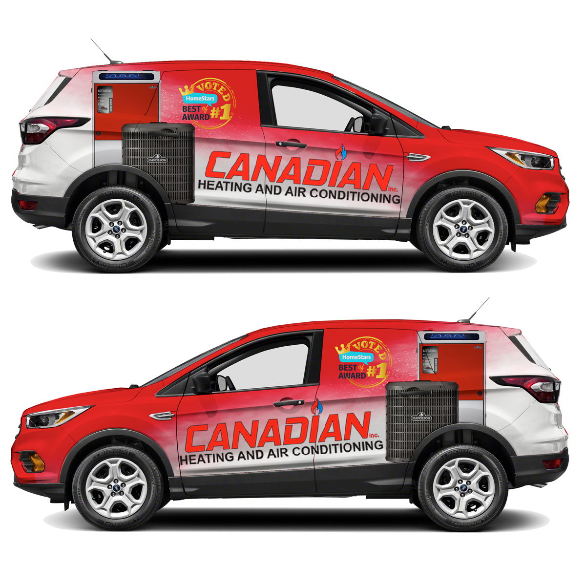 Graphic Design by Zainny Azuar for Canadian heating and air conditioning | Design #25772341