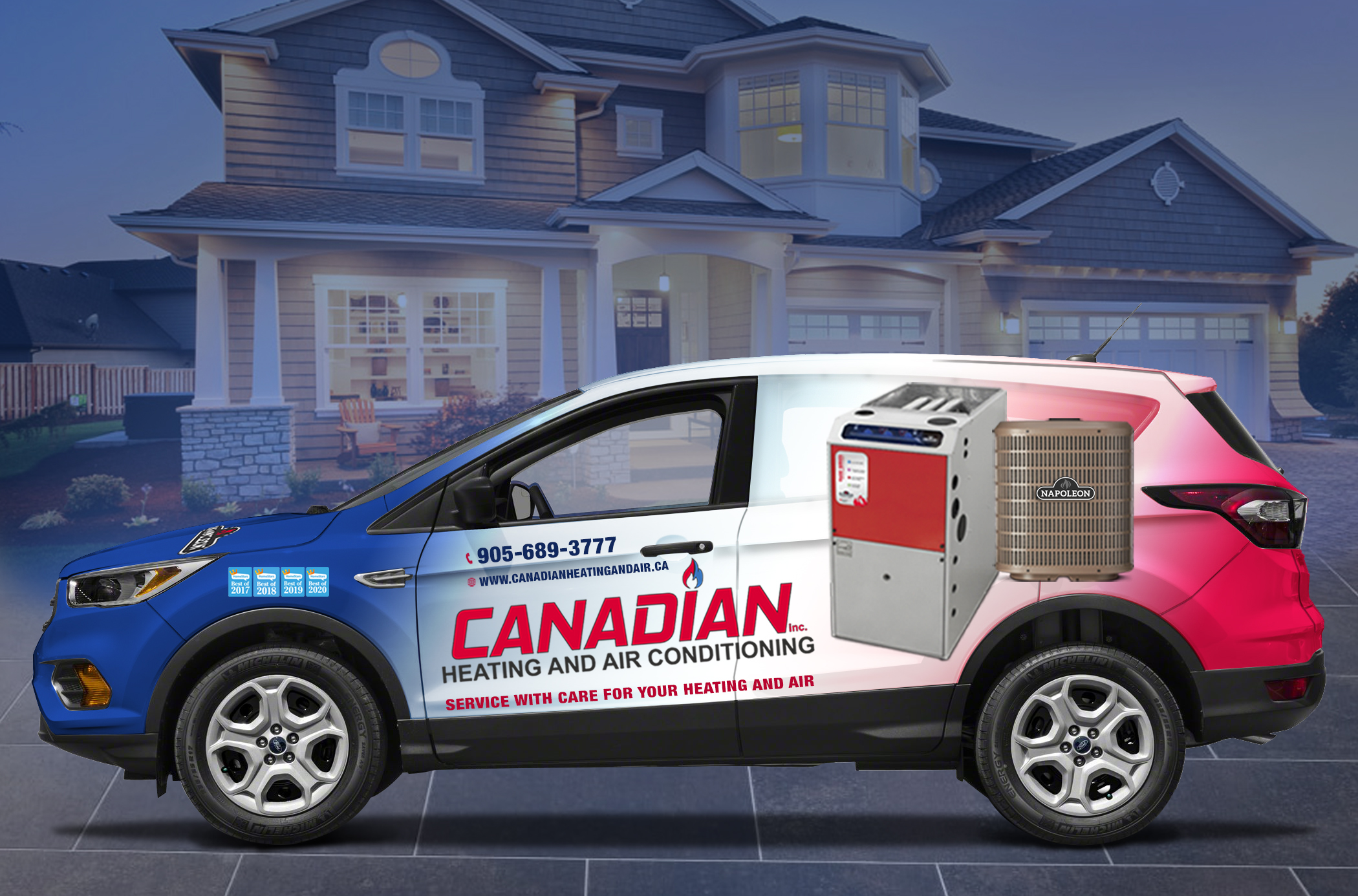 Graphic Design by Fine Graphics House for Canadian heating and air conditioning | Design #25753740