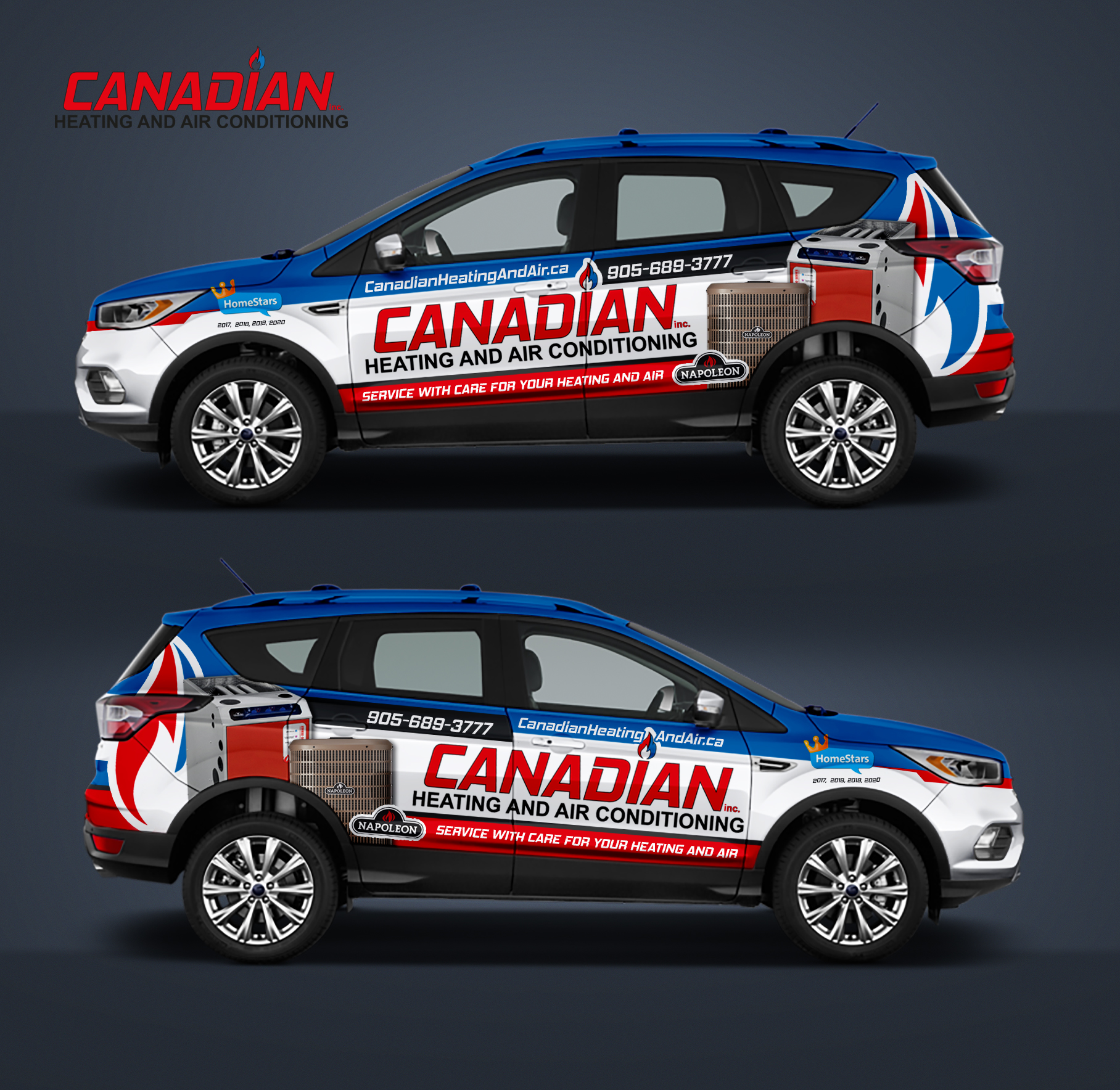 Design Graphique par Iryna S pour Canadian heating and air conditioning | Design #25749125