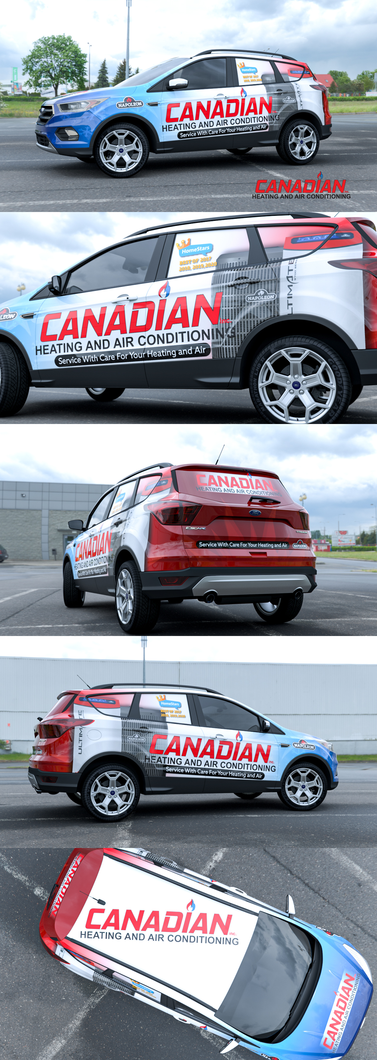 Grafik-Design von My Idea Studio für Canadian heating and air conditioning | Design #25758151