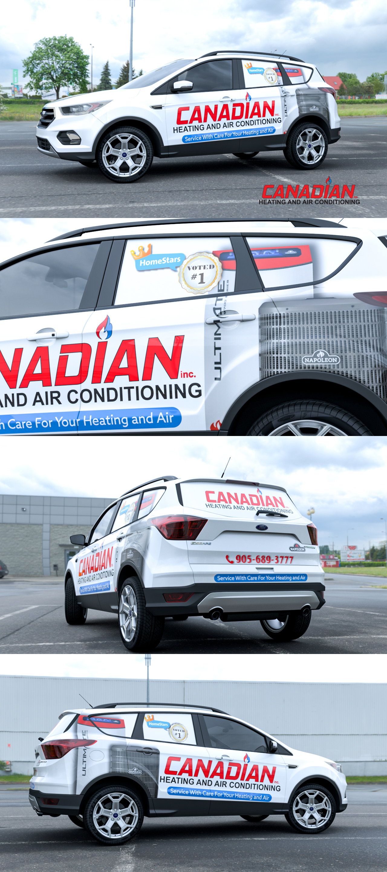 Grafik-Design von My Idea Studio für Canadian heating and air conditioning | Design #25772493