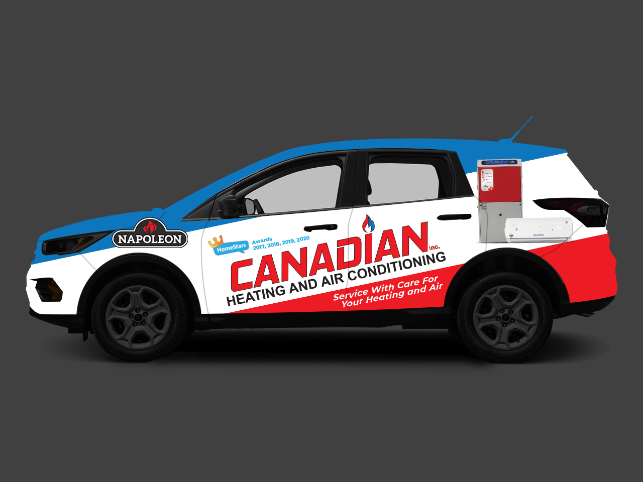 Graphic Design by lnb... for Canadian heating and air conditioning | Design #25745442