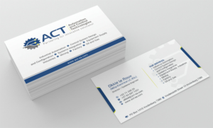 Business Card Design by INDIAN_Ashok for Automation and Control Technologies | Design: #18241668