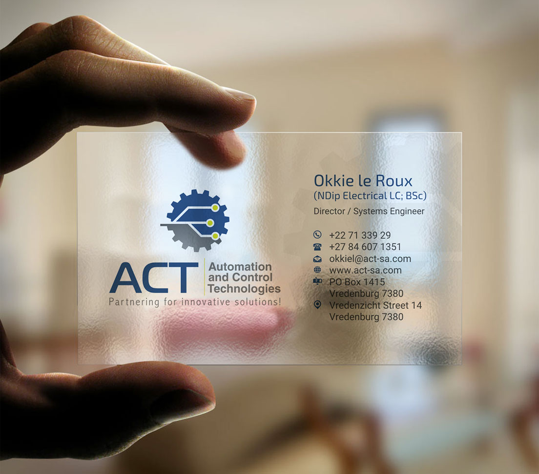 Business Card Design by INDIAN_Ashok for Automation and Control Technologies | Design #18241675
